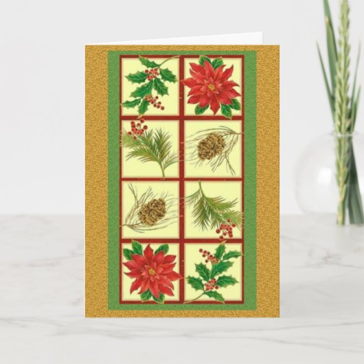 休暇の季節の挨拶状 シーズンカード (正面)