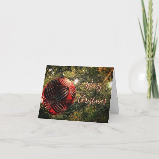 休暇の季節の暖かさ シーズンカード (正面)