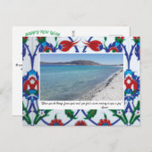 休暇の思い出とルミの名言を添えて ポストカード (正面/裏面)