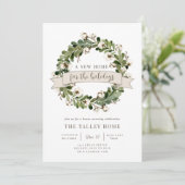 休暇の新しい家|引っ越し祝いパーティーパーティー 招待状 (スタンド正面)