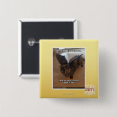 休暇の猿 缶バッジ (正面&裏面)