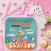 休暇の目的地 ペーパープレート (パーティー)