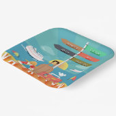 休暇の目的地 ペーパープレート (傾斜あり)