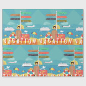 休暇の目的地 ラッピングペーパー (フラット)