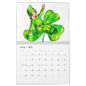 休暇の芸術 カレンダー (3月 2027)