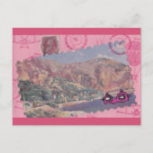 休暇の郵便はがきのモンスター ポストカード (正面)