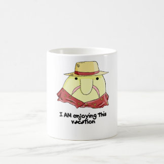 休暇のBlobfish コーヒーマグカップ