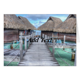 休暇のBora夢のBora Overwaterのバンガロー