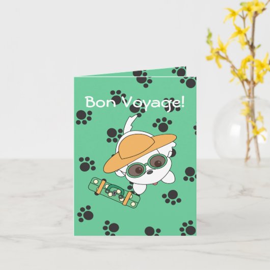 休暇のClacney! カード (黄色い花)