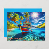 休暇はがき シーズンポストカード (正面/裏面)