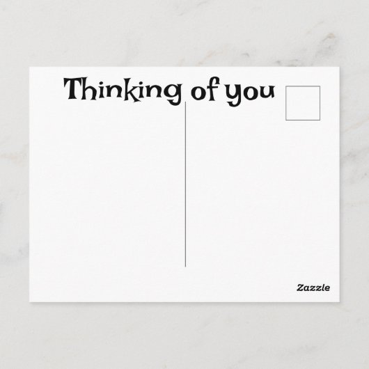 休暇はがき ポストカード (裏面)