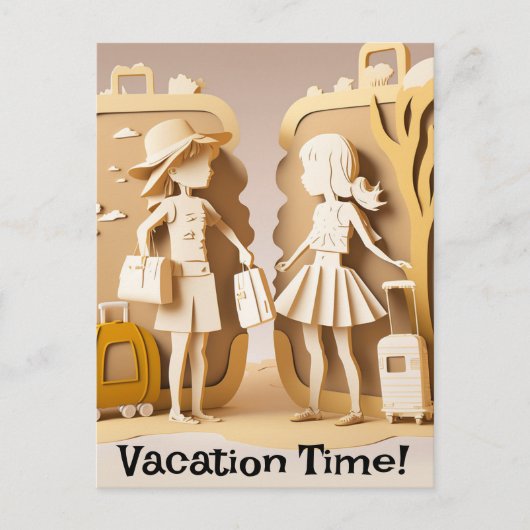 休暇はがき ポストカード (正面)