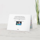 休暇は楽しい、カラフルなパステルプロモ シーズンカード (裏面)