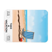 休暇を取る マグネット (横)