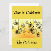 **休暇を祝う時間** 招待状 (正面/裏面)