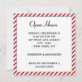 休暇オフィスパーティーの招待状 招待状 (裏面)