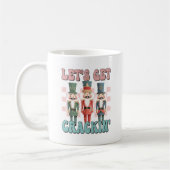 休暇クリスマスを過ごそう コーヒーマグカップ (左)