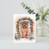 休暇シーズンの装飾が施されたクリスマスグリーティングカード シーズンカード (スタンド正面)