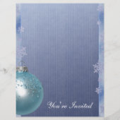 休暇パーティーのチラシ チラシ (裏面)