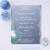 休暇パーティーのチラシ チラシ (シングル)