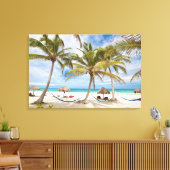 休暇ビーチ キャンバスプリント (インサイチュ (リビング))