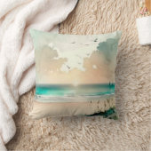 休暇ビーチ クッション (ブランケット)