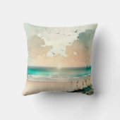 休暇ビーチ クッション (裏面)