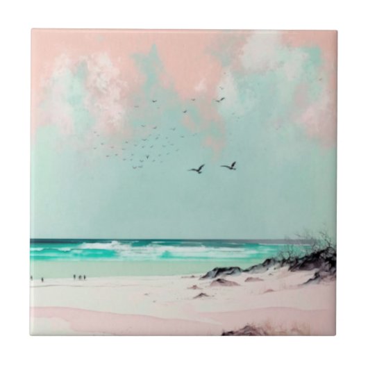 休暇ビーチ タイル (正面)