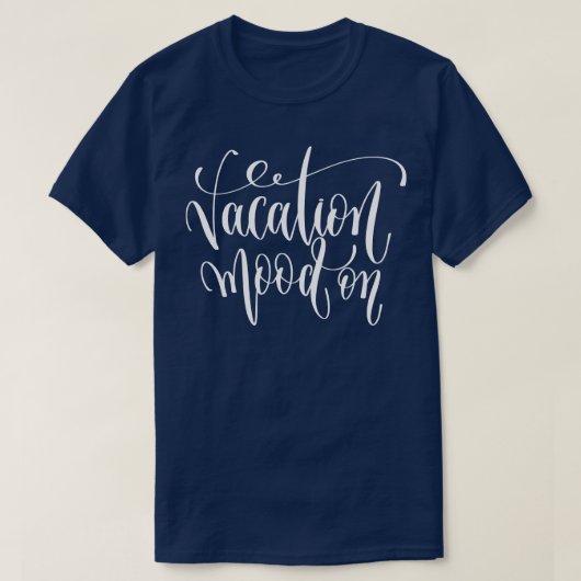休暇ムード Tシャツ (デザイン正面)