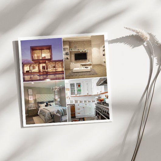 休暇モダンレンタル用QRコードホストカード スクエア名刺