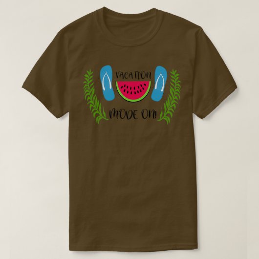 休暇モードオン Tシャツ (デザイン正面)