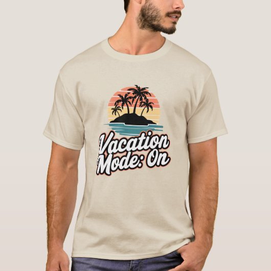 休暇モード：オン Tシャツ (正面)