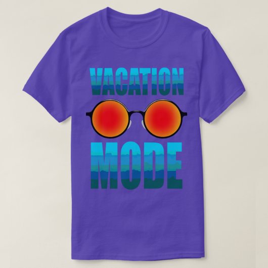 休暇モード Tシャツ (デザイン正面)