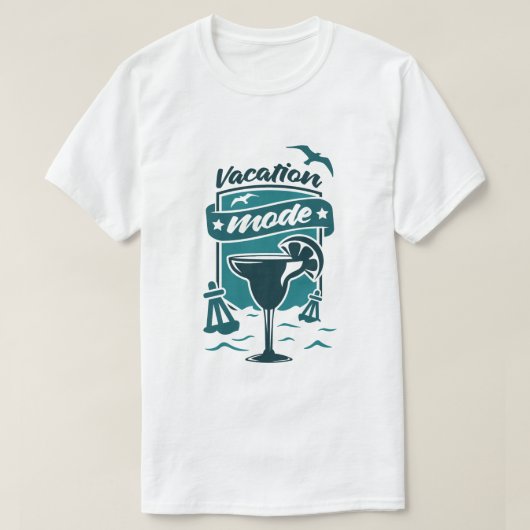 休暇モード Tシャツ (デザイン正面)