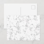 休暇ユニーク写真を使用したサンキューカードの作成 ポストカード (正面/裏面)