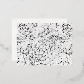 休暇ユニーク写真を使用したサンキューカードの作成 箔シーズンポストカード (正面/裏面)