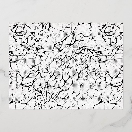 休暇ユニーク写真を使用したサンキューカードの作成 箔シーズンポストカード (正面)