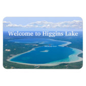 休暇レンタルあなたのホームフォトまたは湖の写真を使用 マグネット (横)