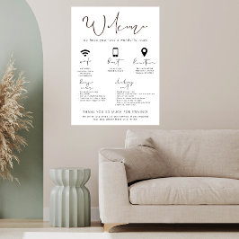 休暇レンタルウェルカムサインゲスト情報