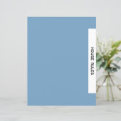 休暇レンタルウェルカムバインダー – サブジェクトディバイダー (スタンド正面)