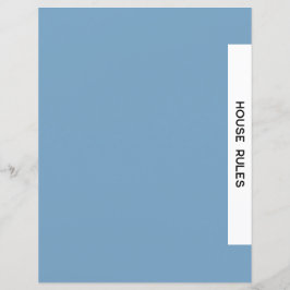 休暇レンタルウェルカムバインダー – サブジェクトディバイダー