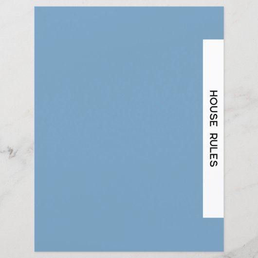 休暇レンタルウェルカムバインダー – サブジェクトディバイダー (正面)