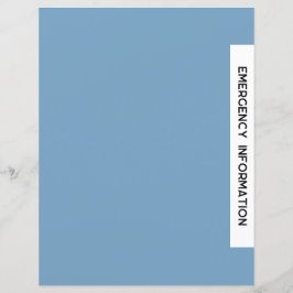 休暇レンタルウェルカムバインダー – サブジェクトディバイダー