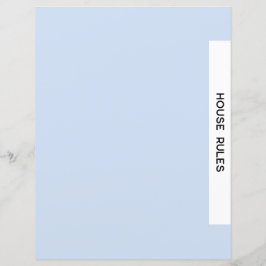 休暇レンタルウェルカムバインダー – サブジェクトディバイダー