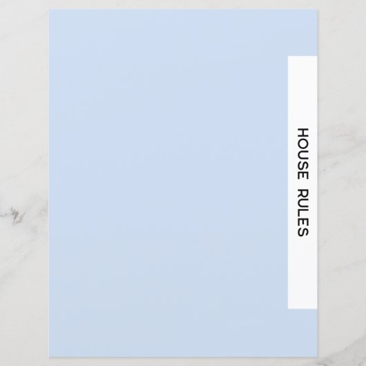 休暇レンタルウェルカムバインダー – サブジェクトディバイダー (正面)