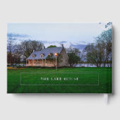 休暇レンタルエレガントフォトブルー ゲストブック (裏面)