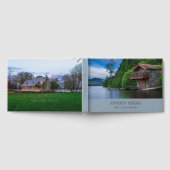 休暇レンタルエレガントフォトブルー ゲストブック (全面)