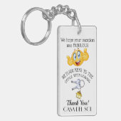 休暇レンタルキーチェーン – 両側を参照 キーホルダー (正面左)