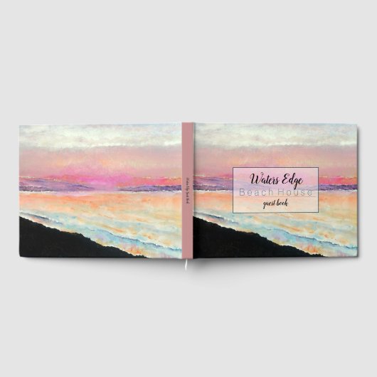 休暇レンタルビーチファインアート ゲストブック (全面)