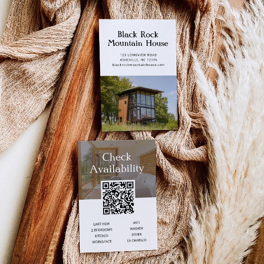 休暇レンタルプロパティビジネスプロモーション葉書 招待状